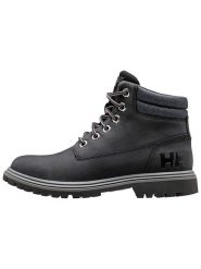 Helly Hansen Skórzane botki "Fremont" w kolorze czarnym rozmiar: 40,5. Czarne botki damskie Helly Hansen, z materiału, bez obcasa, bez zapięcia. Za 298.67 zł.