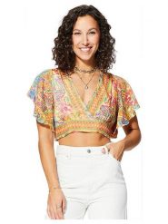 Ipanima Bluzka ze wzorem rozmiar: 34-40. Bluzki damskie Ipanima, bez wzorów, bez kołnierzyka, bez ramiączek. Za 43.99 zł.