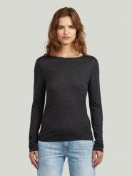 G-Star Koszulka w kolorze czarnym rozmiar: S. Czarne bluzki damskie G-Star, s, bez wzorów, retro, bez kołnierzyka, bez ramiączek. Za 86.99 zł.