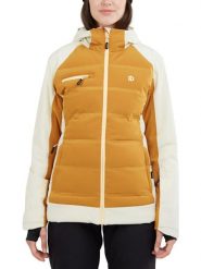 Damska kurtka narciarska Fundango Medina Padded. Białe kurtki sportowe damskie FUNDANGO, na zimę, m, bez wzorów, z materiału, bez kaptura. Za 399.00 zł.