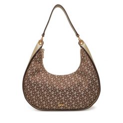 Torebka DKNY. Brązowe torebki klasyczne damskie DKNY, bez dodatków. Za 579.99 zł.