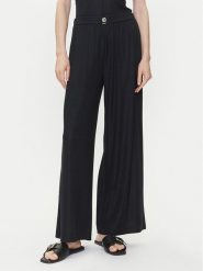 Emporio Armani Spodnie materiałowe EW000594 AF12206 FC043 Czarny Wide Leg. Czarne spodnie materiałowe damskie Emporio Armani, bez wzorów, z materiału. Za 389.99 zł.