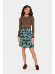 SAINT TROPEZ Koszulka w kolorze brązowym rozmiar: M. Brązowe koszulki damskie Saint Tropez, m, bez wzorów, bez kołnierzyka, bez ramiączek. Za 100.52 zł.