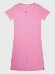 Guess Sukienka codzienna J2RK81 R9UO1 Różowy Slim Fit. Czerwone sukienki dziewczęce Guess, z aplikacjami, z syntetyku, bez ramiączek, proste. Za 239.99 zł.