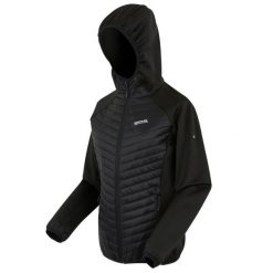 Kurtka damska hybrydowa Andreson. Czarne kurtki damskie Regatta, bez wzorów, z puchu, bez kaptura. Za 229.99 zł.