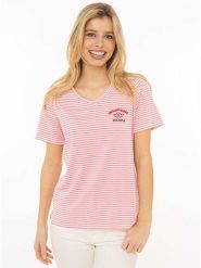 Zwillingsherz Koszulka w kolorze jasnoróżowym rozmiar: L. Różowe bluzki damskie Zwillingsherz, l, bez wzorów, bez kołnierzyka, bez ramiączek. Za 110.04 zł.