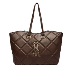 Torebka Steve Madden. Brązowe shopper bag Steve Madden, bez dodatków. Za 559.99 zł.