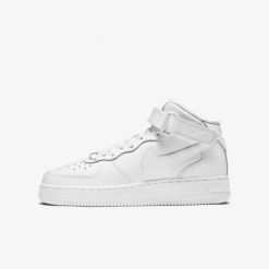 Sneakersy damskie Nike Air Force 1 Mid. Białe obuwie sportowe damskie Nike, bez zapięcia, Nike Air Force. Za 369.99 zł.