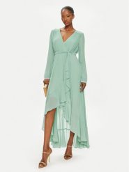 TWINSET Sukienka koktajlowa 241TP2460 Niebieski Loose Fit. Niebieskie sukienki damskie Twinset, bez wzorów, z syntetyku, wizytowe, bez ramiączek. Za 419.99 zł.