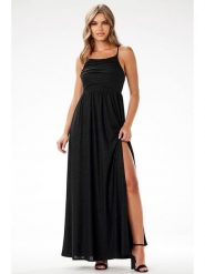 Awama Sukienka w kolorze czarnym rozmiar: XL. Czarne sukienki damskie Awama, bez wzorów, bez ramiączek. Za 184.45 zł.