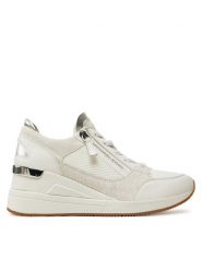 MICHAEL Michael Kors Sneakersy 43F4DBFS3L Biały. Białe obuwie sportowe damskie MICHAEL Michael Kors, ze skóry, bez zapięcia. Za 519.99 zł.