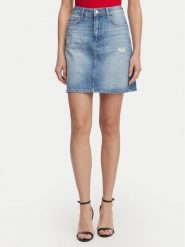 JOOP! Jeans Spódnica jeansowa Rosalie 30102891 Niebieski Regular Fit. Niebieskie spódnice damskie Joop! Jeans, l, bez wzorów, z bawełny. Za 679.99 zł.