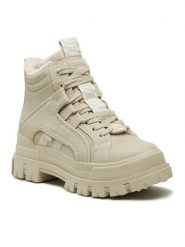 Buffalo Sneakersy Aspha Nc Mid Warm 1622185 Beżowy. Brązowe obuwie sportowe damskie Buffalo, ze skóry, bez zapięcia. Za 499.99 zł.