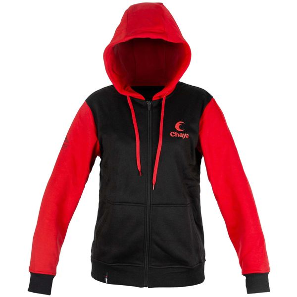Bluza z kapturem Chaya Zip. Czarne bluzy damskie CHAYA, m, bez wzorów, z kapturem. Za 273.50 zł.