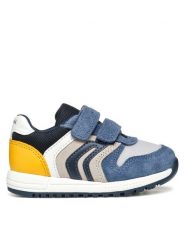 Geox Sneakersy B Alben B453CA 02214 C4376 M Niebieski. Niebieskie buty sportowe chłopięce Geox, ze skóry, bez zapięcia. Za 279.99 zł.