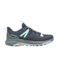Buty trekkingowe damskie Merrell Siren 4 Gore-tex. Niebieskie obuwie trekkingowe damskie Merrell, z gore-texu, bez zapięcia. Za 844.00 zł.
