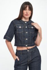 Kurtka jeansowa damska LIU JO. Kurtki damskie Liu Jo, bez wzorów, z jeansu, bez kaptura. Za 859.00 zł.