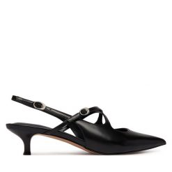 Czółenka Guess. Czarne czółenka damskie Guess, z aplikacjami, bez obcasa. Za 549.99 zł.