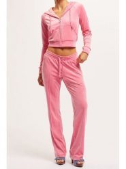 Juicy Couture Spodnie dresowe w kolorze jasnoróżowym rozmiar: XL. Różowe spodnie dresowe damskie Juicy Couture, xl, bez wzorów, z dresówki. Za 173.99 zł.