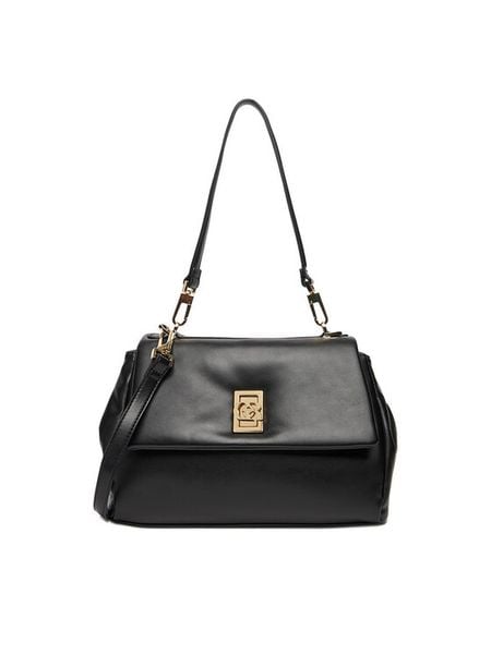 Gino Rossi Torebka CEO-ATALIA-DA8144 Czarny. Czarne torebki klasyczne damskie Gino Rossi, z materiału, bez dodatków. Za 149.99 zł.