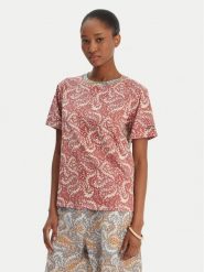 Weekend Max Mara T-Shirt Bussola 2615971022 Czerwony Regular Fit. Czerwone t-shirty damskie Weekend Max Mara, s, bez wzorów, z bawełny, bez kołnierzyka. Za 469.99 zł.