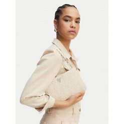 Torebka Guess. Brązowe torebki klasyczne damskie Guess, bez dodatków. Za 544.99 zł.