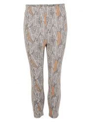 Roadsign Legginsy w kolorze szaro-biało-pomarańczowym rozmiar: M. Szare legginsy damskie Roadsign, m, bez wzorów. Za 39.99 zł.