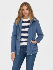 ONLY Parka New Starline 15218612 Niebieski Regular Fit. Niebieskie parki damskie Only, xs, z syntetyku, bez kaptura. Za 109.99 zł.