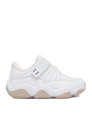 SHAQ Sneakersy EO-NET LOW AQ95089Y-WT Biały. Białe buty sportowe chłopięce Shaq, ze skóry, bez zapięcia. Za 229.99 zł.
