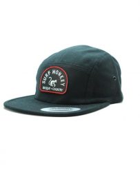 Czapka 5-panelowa - Płaski daszek - Jockey / Rozmiar uniwersalny (Czarny). Czarne czapki z daszkiem damskie SURF MONKEY, z aplikacjami, z bawełny. Za 179.95 zł.