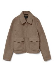 Vero Moda Kurtka przejściowa w kolorze jasnobrązowym rozmiar: L. Brązowe kurtki damskie Vero Moda, l, bez wzorów, bez kaptura. Za 184.89 zł.
