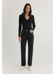 MAVI Sweter w kolorze czarnym rozmiar: XL. Czarne swetry klasyczne damskie Mavi, xl, prążkowane, bez kołnierzyka. Za 104.95 zł.
