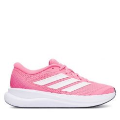 Buty do biegania adidas. Czerwone obuwie sportowe treningowe Adidas, do biegania. Za 259.99 zł.