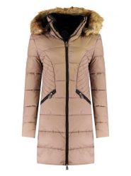 Canadian Peak Parka "Akapeak" w kolorze szarobrązowym rozmiar: S. Brązowe parki damskie Canadian Peak, s, bez kaptura. Za 198.10 zł.