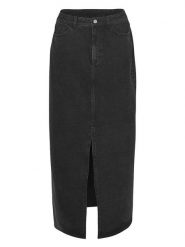 MOSS COPENHAGEN Spódnica dżinsowa "Zebina Ada" w kolorze czarnym rozmiar: XS. Czarne spódnice damskie Moss Copenhagen, na co dzień, xs, bez wzorów, klasyczne, maxi. Za 122.96 zł.