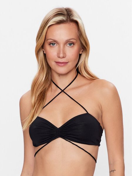 Patrizia Pepe Góra od bikini 2I0112/J101-K103 Czarny. Czarne bikini Patrizia Pepe, bez wzorów, z syntetyku. Za 469.99 zł.