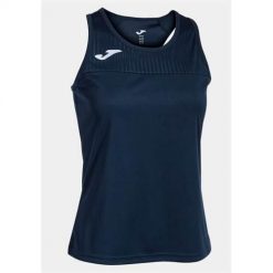 Koszulka treningowa damska Joma Top Montreal. Niebieskie koszulki damskie Joma, m, bez wzorów, z poliesteru, bez kołnierzyka, bez ramiączek. Za 55.99 zł.
