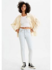 Levi's Dżinsy "501" - Slim fit - w kolorze błękitnym rozmiar: W28/L30. Niebieskie jeansy damskie Levi's. Za 145.26 zł.