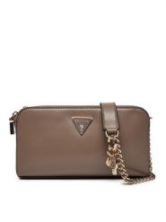 Guess Torebka HWVG94 93120 Brązowy. Brązowe listonoszki damskie Guess, z aplikacjami, ze skóry, bez dodatków. Za 269.99 zł.