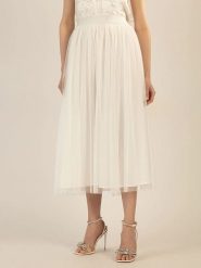 APART Spódnica w kolorze kremowym rozmiar: 36. Brązowe spódnice damskie Apart, na co dzień, bez wzorów, z tiulu, maxi. Za 195.99 zł.