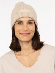 Zwillingsherz Czapka "Uni Patch" w kolorze beżowym rozmiar: onesize. Brązowe czapki damskie Zwillingsherz, bez wzorów, z materiału. Za 132.05 zł.