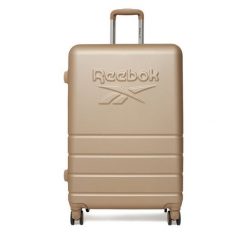 Walizka duża Reebok. Brązowe walizki Reebok, bez wzorów, duże. Za 299.99 zł.