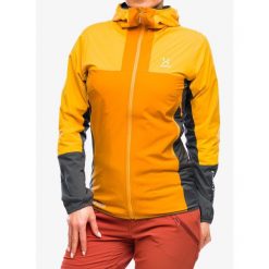 Kurtka ocieplana damska Haglofs L.I.M Alpha Hood. Żółte kurtki damskie Haglöfs, l, bez wzorów, bez kaptura. Za 879.99 zł.