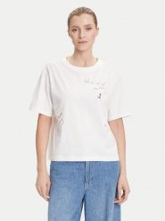 Weekend Max Mara T-Shirt Acline 2525976051 Biały Regular Fit. Białe t-shirty damskie Weekend Max Mara, l, bez wzorów, z bawełny, bez kołnierzyka. Za 359.99 zł.
