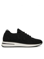 Remonte Sneakersy D1G12-00 Czarny. Czarne obuwie sportowe damskie Remonte, z materiału, bez zapięcia. Za 389.99 zł.