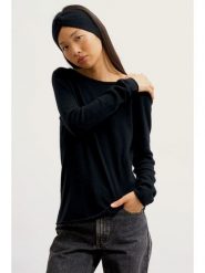 AUTHENTIC CASHMERE Kaszmirowy sweter "Criou" w kolorze czarnym rozmiar: XL. Czarne swetry klasyczne damskie AUTHENTIC CASHMERE, xl, z kaszmiru, bez kołnierzyka. Za 361.99 zł.