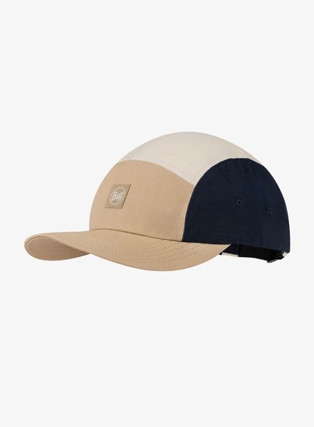 Czapka z daszkiem Buff 5 Panel Venture Cap - allvin sand. Brązowe czapki z daszkiem damskie Buff, bez wzorów, z bawełny. Za 109.43 zł.