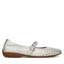 Baleriny Josef Seibel. Szare balerinki damskie Josef Seibel, bez wzorów. Za 389.99 zł.