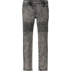Jegginsy bonprix czarny "stone". Czarne jeansy dziewczęce bonprix. Za 89.99 zł.