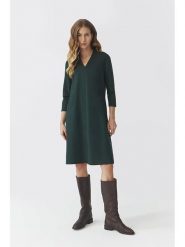 TATUUM Sukienka w kolorze ciemnozielonym rozmiar: S. Zielone sukienki damskie TATUUM, bez wzorów, bez ramiączek. Za 148.26 zł.